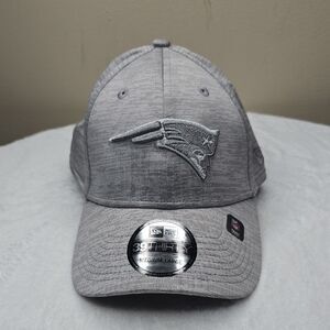 New Men's New Era Gray New England Patriots 39THIRTY Sz Med / Lg